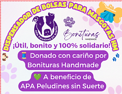Hecho con alma, corazón y patas ....
